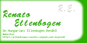 renato ellenbogen business card