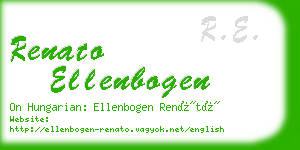 renato ellenbogen business card